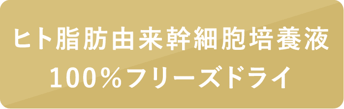 ヒト脂肪由来幹細胞培養液100％フリーズドライ